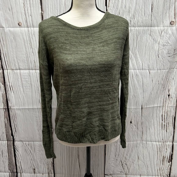 SO Olive Green Heather Knit Sweater - size Small - Picture 8 of 15
